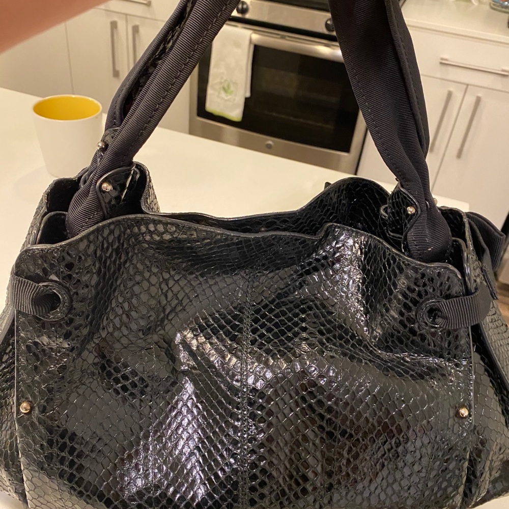 Ferragamo Miss Vara Python Bow Bag - image 2